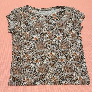 American Eagle Outfitters Soft & Sexy Paisley Top
